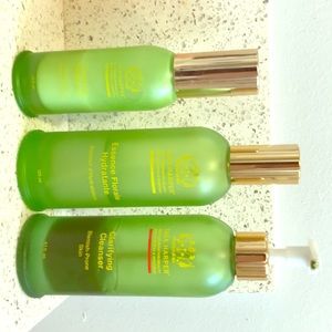 Tara Harper cleanser, essence and moisturizer